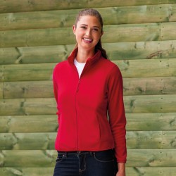 Plain Micro Fleece Jacket Ladies Russell 190 GSM