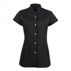 Plain tunic button front Alexandra 195 GSM