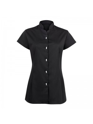 Plain tunic button front Alexandra 195 GSM