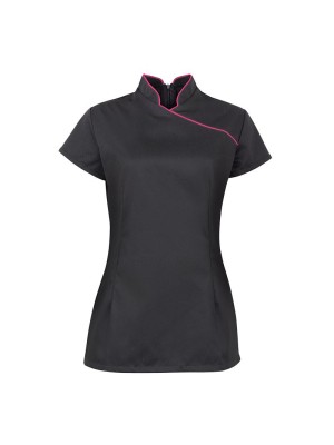 Plain beauty tunic Women's stand collar Alexandra 195 GSM