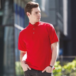 Plain Polo Shirt Ultimate Heavy Pique Henbury 250 GSM