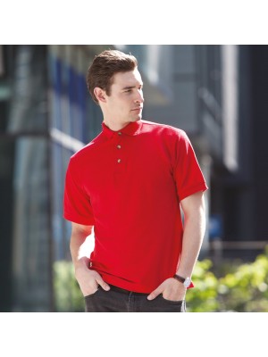 Plain Polo Shirt Ultimate Heavy Pique Henbury 250 GSM