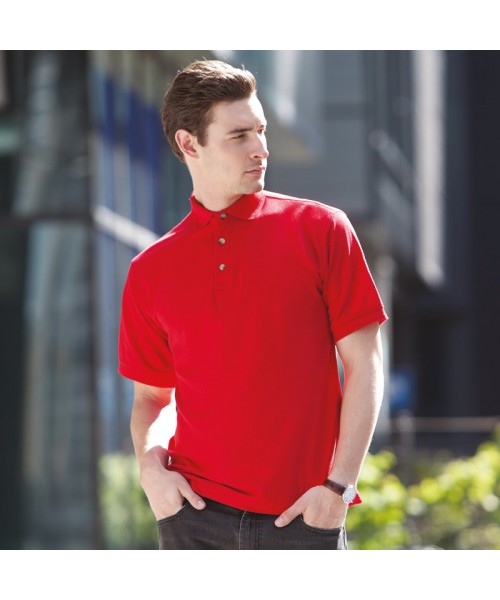 Plain Polo Shirt Ultimate Heavy Pique Henbury 250 GSM