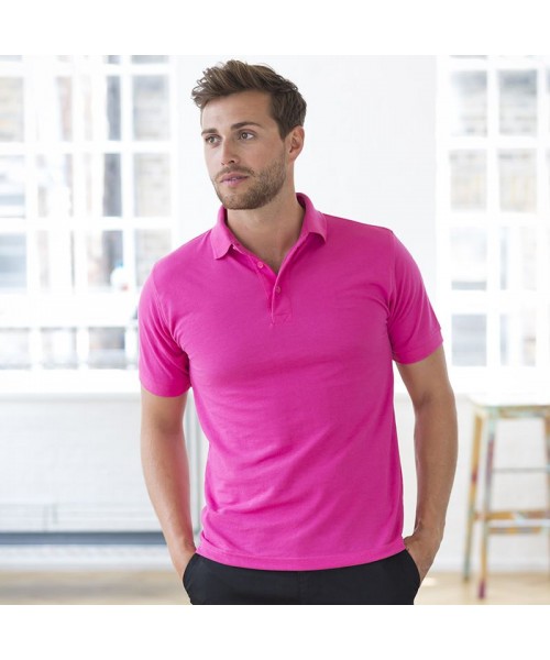 Plain Polo Shirt Heavy Pique Henbury 200 GSM