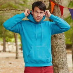 Plain Sweatshirt Hooded Fruit of the Loom 280 GSM