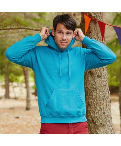 Plain Sweatshirt Hooded Fruit of the Loom 280 GSM