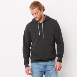 Plain Unisex polycotton fleece pullover hoodie Bella+Canvas 240 GSM