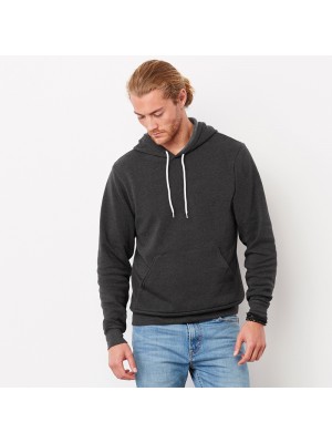 Plain Unisex polycotton fleece pullover hoodie Bella+Canvas 240 GSM