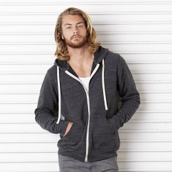 Plain Full Zip Hoodie Unisex Triblend Bella Canvas 280 GSM