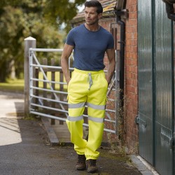 Plain jogging pants men's Hi vis 280 GSM