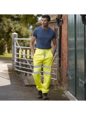 Plain jogging pants men's Hi vis 280 GSM