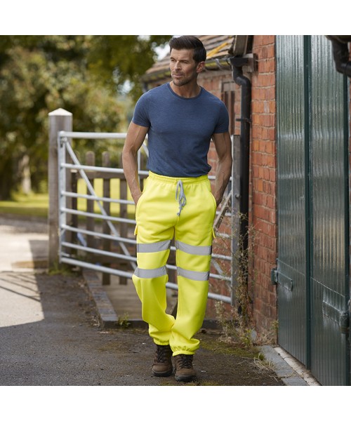 Plain jogging pants men's Hi vis 280 GSM