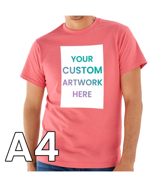 DTF A4 Print (29.7 X 21CM) Custom Heat Transfer Paper