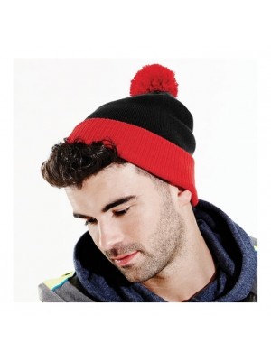 Two-Tone Beanie Snowstar Duo Beechfield Headwear 