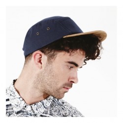 Cap Suede peak 5 panel Beechfield Headwear 