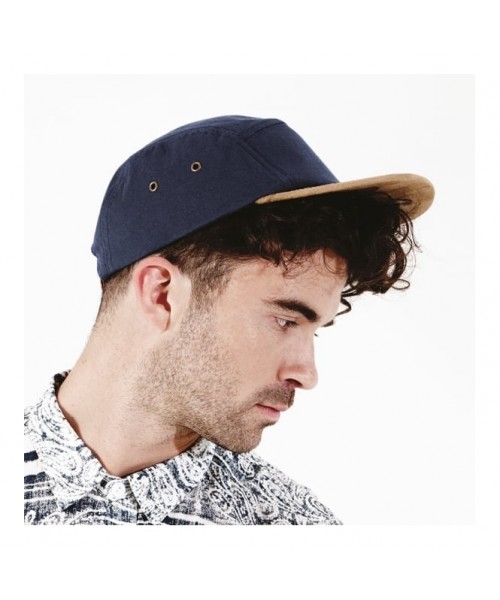 Cap Suede peak 5 panel Beechfield Headwear 