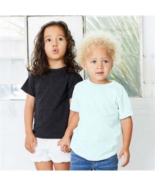 Plain TODDLER CREW NECK T-SHIRT CANVAS 145 GSM