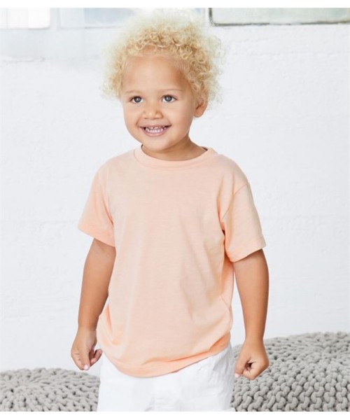 Plain TODDLER TRI-BLEND T-SHIRT CANVAS 130 GSM