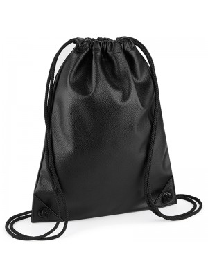 Plain Faux leather gymsac BAG BAG BASE 580 GSM