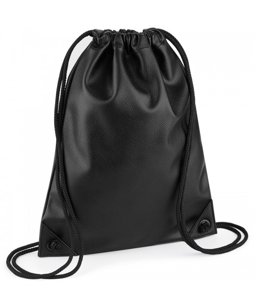 Plain Faux leather gymsac BAG BAG BASE 580 GSM