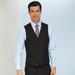 Plain Mercury waistcoat BROOK TAVERNER 335 GSM