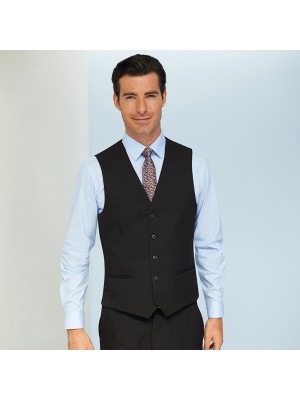 Plain Mercury waistcoat BROOK TAVERNER 335 GSM