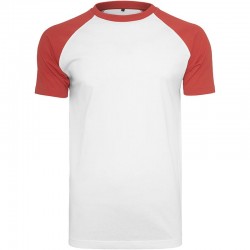 Plain Raglan contrast tee Build Your Brand 140 GSM