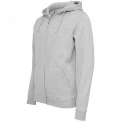 Plain Heavy zip hoody Build Your Brand 320 GSM