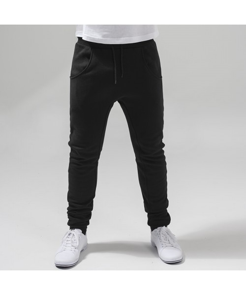 Plain Heavy deep crotch sweatpants Build Your Brand 320 GSM