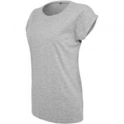 Plain Women's extended shoulder tee Build Your Brand 140 GSM