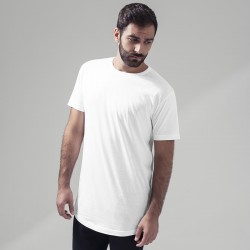 Plain Shaped long tee Build Your Brand 140 GSM