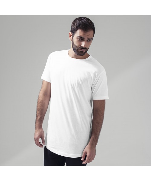 Plain Shaped long tee Build Your Brand 140 GSM