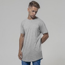 Plain Shaped long tee Build Your Brand 140 GSM