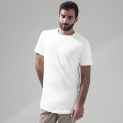 Plain Shaped long tee Build Your Brand 140 GSM