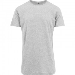 Plain Shaped long tee Build Your Brand 140 GSM
