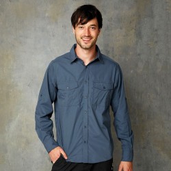 Plain Kiwi Long Sleeved Shirt Craghoppers 115 GSM