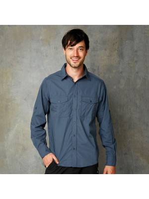 Plain Kiwi Long Sleeved Shirt Craghoppers 115 GSM