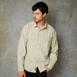 Plain Kiwi Long Sleeved Shirt Craghoppers 115 GSM