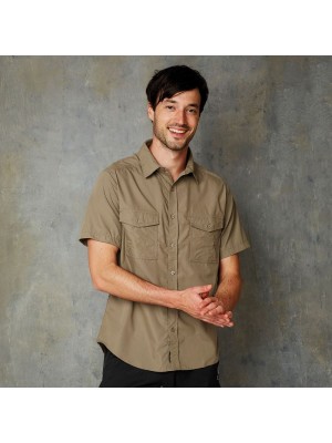 Plain Kiwi Short Sleeved Shirt Craghoppers 115 GSM