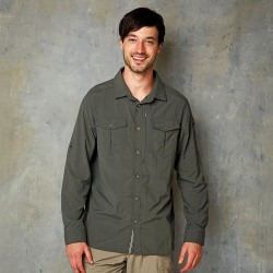 Plain NosiLife adventure long sleeved shirt Craghoppers 110 GSM