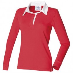 Plain LADIES CLASSIC RUGBY SHIRT FRONT ROW 270 GSM