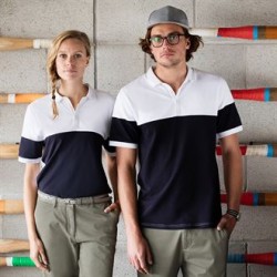 Plain CONTRAST STRETCH PIQUÉ POLO SHIRT FRONT ROW 200 GSM