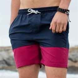 Plain ROW BOARD SHORTS FRONT ROW 120 GSM