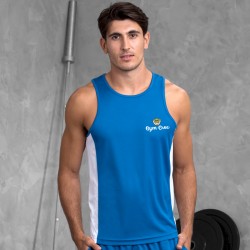Gym Wear Vest Cool contrast Gym Croc Fitness Training, Men's Gym Clothing