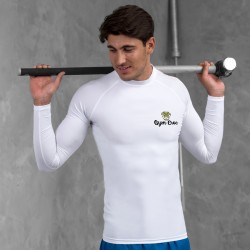 Gym Wear T Shirts Cool long sleeve baselayer Gym Croc Fitness Training, Men's Gym Clothing