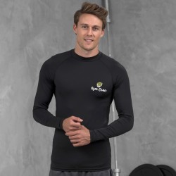 Gym Wear T Shirts Cool long sleeve baselayer Gym Croc Fitness Training, Men's Gym Clothing