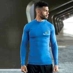 Gym Wear T Shirts Cool long sleeve baselayer Gym Croc Fitness Training, Men's Gym Clothing