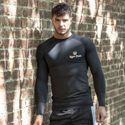 Gym Wear T Shirts Cool long sleeve baselayer Gym Croc Fitness Training, Men's Gym Clothing