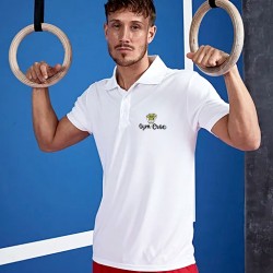 Gym Wear Polo Shirt Cool smooth Gym Croc Fitness Training, Men's Gym Clothing