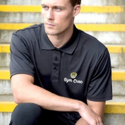 Gym Wear Polo Shirt Cool smooth Gym Croc Fitness Training, Men's Gym Clothing